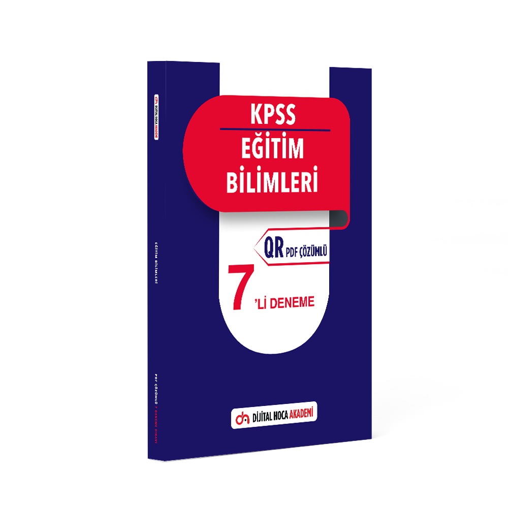 KPSS Eğitim Bilimleri QR PDF Çözümlü 7'li Deneme