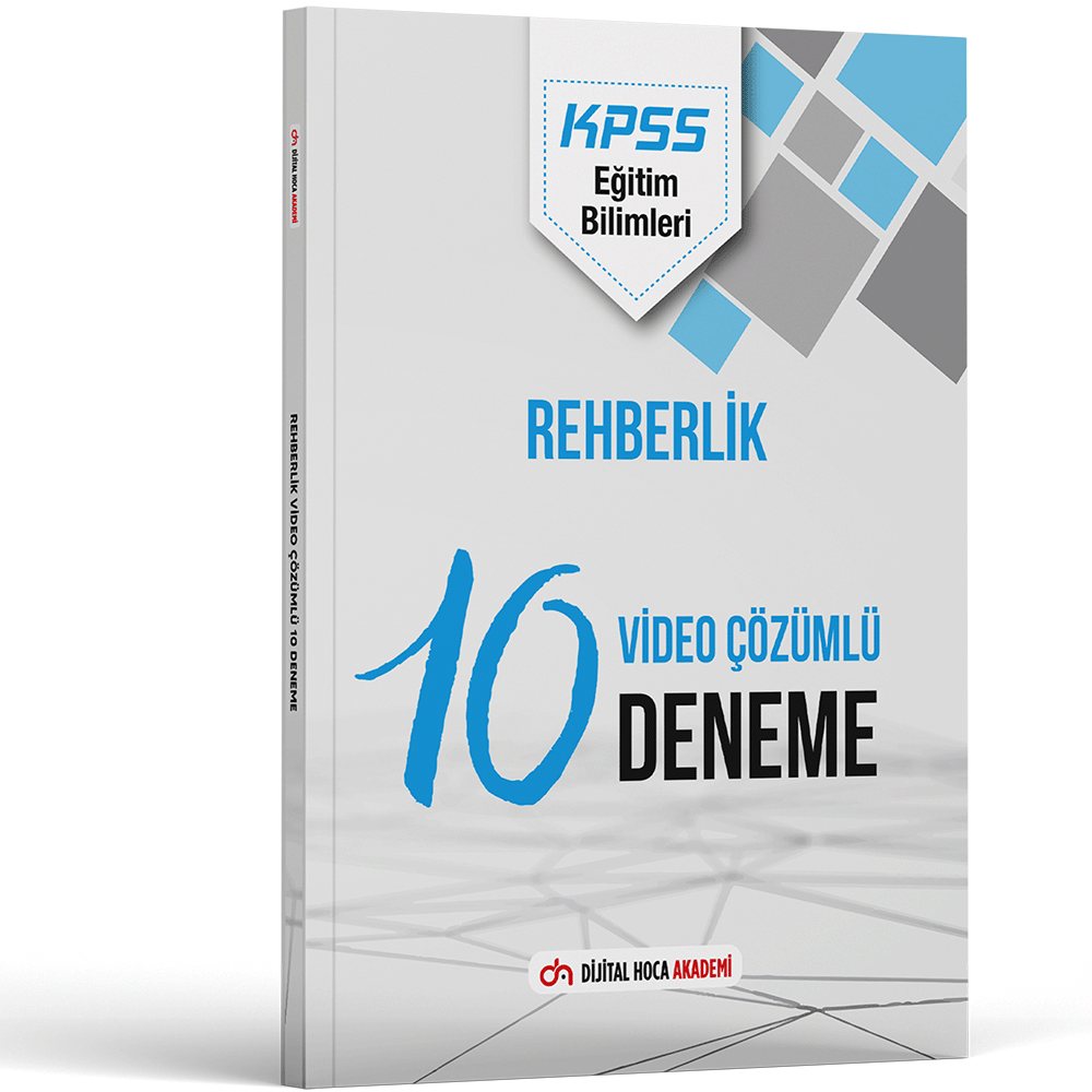 KPSS Eğitim Bilimleri Rehberlik ve Özel Eğitim Çözümlü 10 Deneme