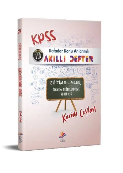 Kafadar KPSS EĞİTİM BİLİMLERİ Akıllı Defter Ölçme ve Değerlendirme - Rehberlik