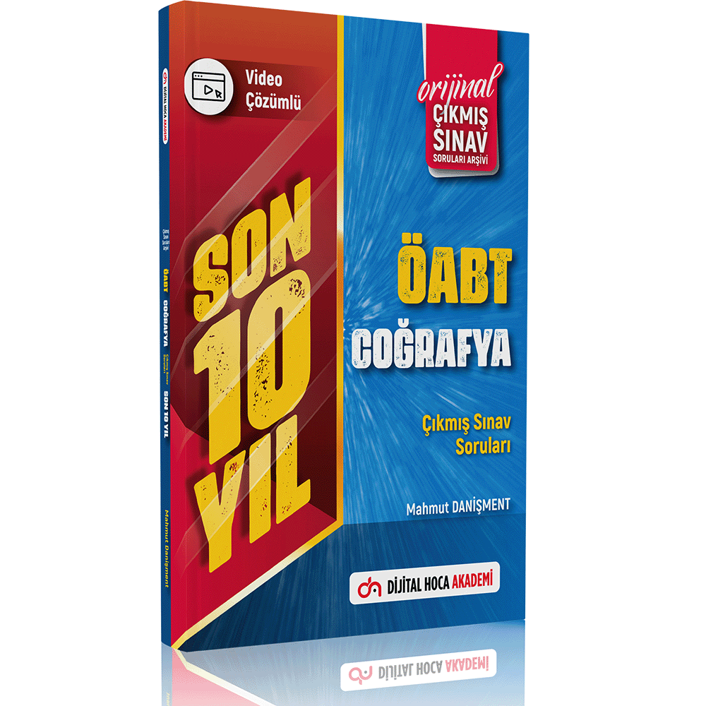 2023 ÖABT Coğrafya Son 10 Yıl Orijinal Çıkmış Sınav Soruları Video Çözümlü 