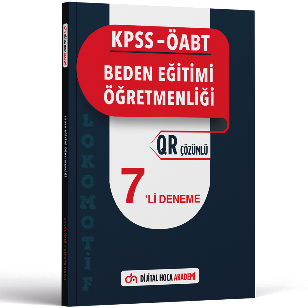 KPSS ÖABT Beden Eğitimi Öğretmenliği Lokomotif Serisi QR Çözümlü 7'li Deneme 