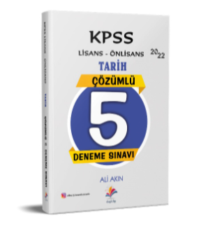KPSS TARİH 5 ÇÖZÜMLÜ DENEME SINAVI ALİ AKIN (2021)
